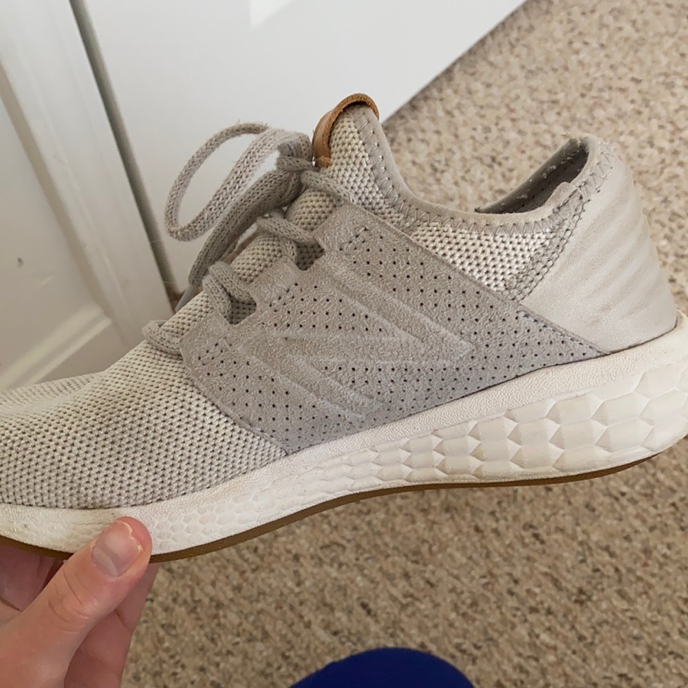 New Balance light grey sneakers